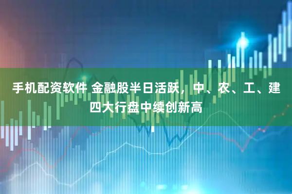 手机配资软件 金融股半日活跃，中、农、工、建四大行盘中续创新高