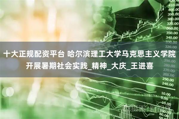 十大正规配资平台 哈尔滨理工大学马克思主义学院开展暑期社会实践_精神_大庆_王进喜